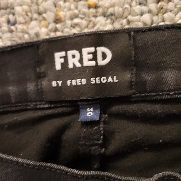 Fred by Fred Segal Black Skinny Jeans Size 30 - Picture 4 of 6
